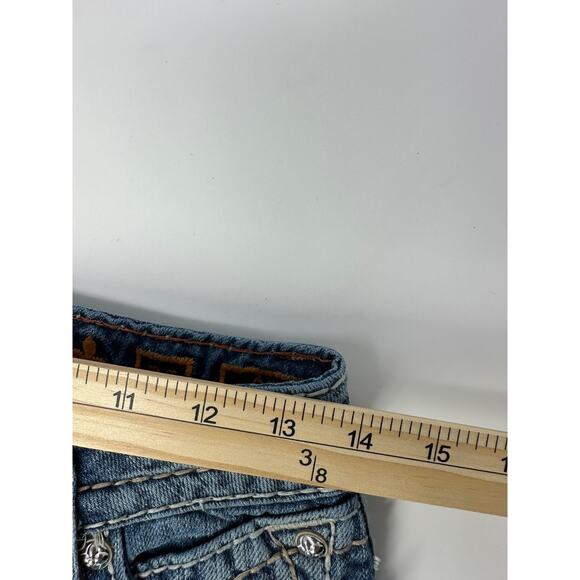Rock Revival Amy Capri Jeans Sz 25 Medium Wash Stretch Denim Cropped 28” Inseam - Picture 7 of 8